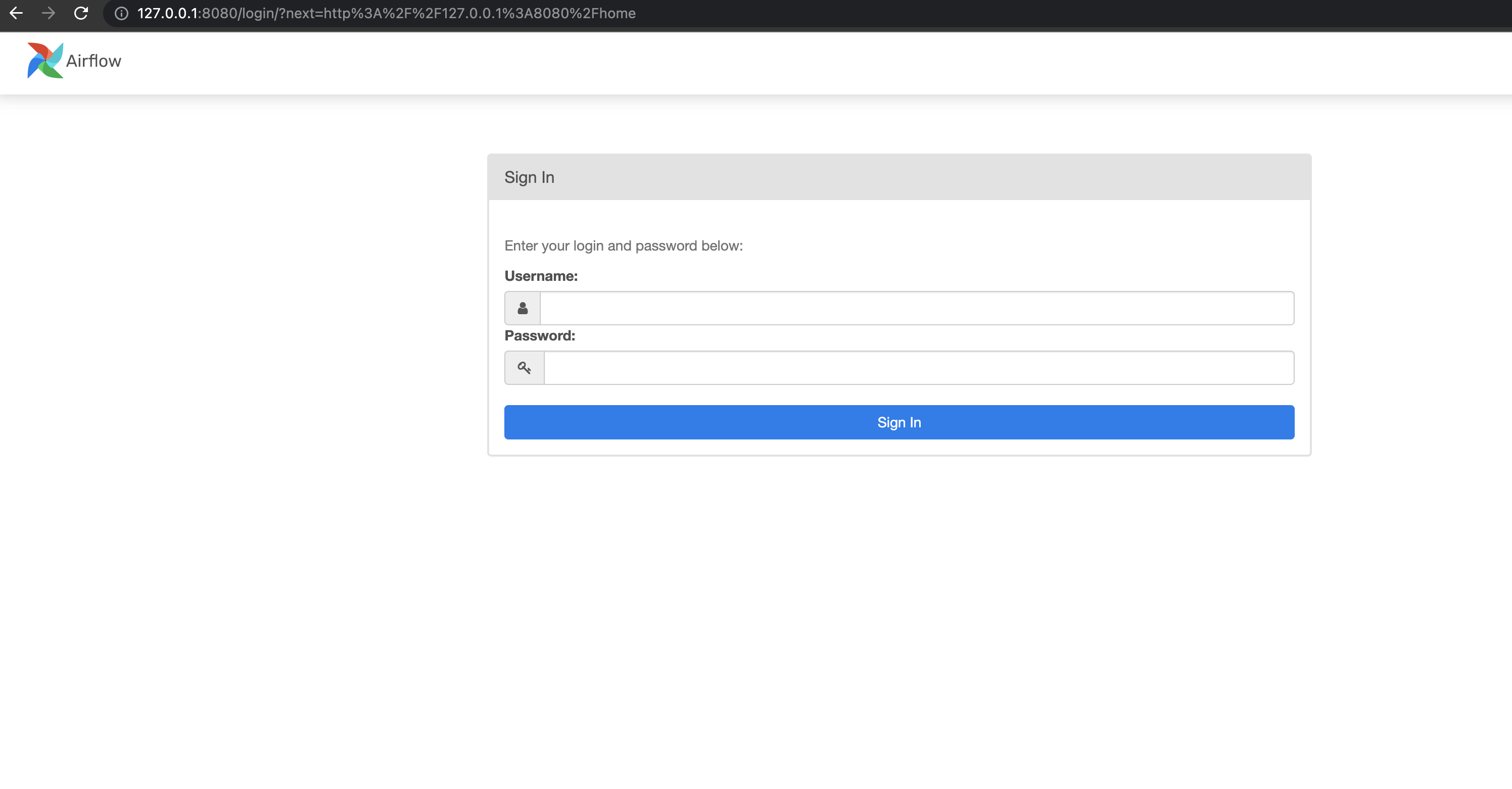 Airflow UI
